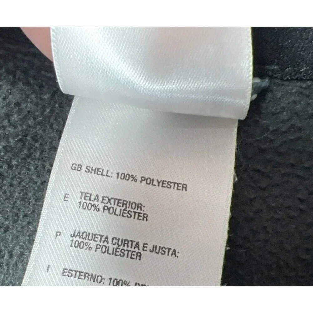 The North Face charcoal flaws
